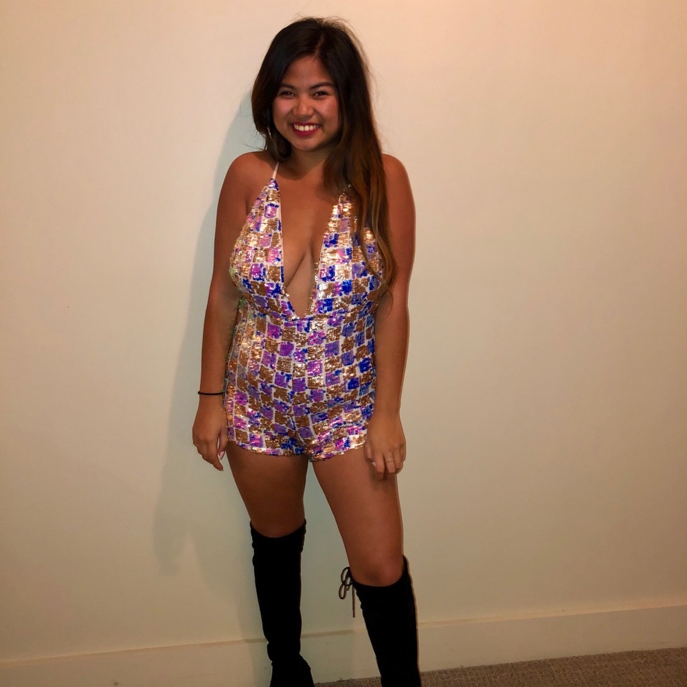 Sequin Romper